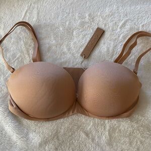 Skims - ultimate strapless push up bra, color: clay, size: 32C, nwt